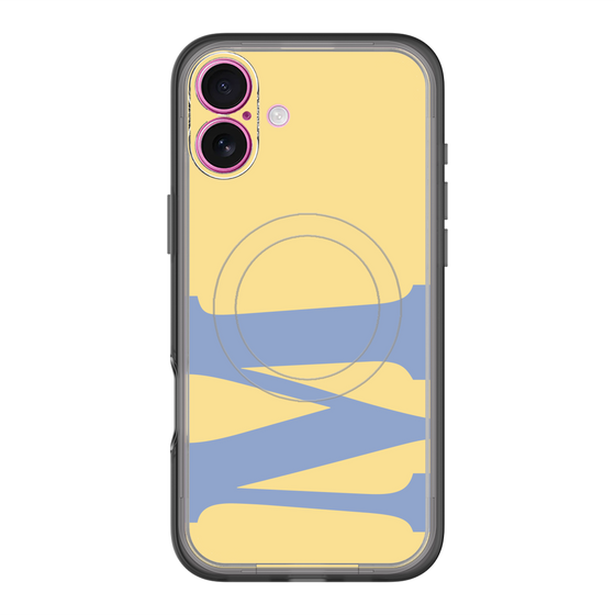 スリムプロテクションプレミアムケース with MagSafe［ オリジナル - initial color - M yellow ］