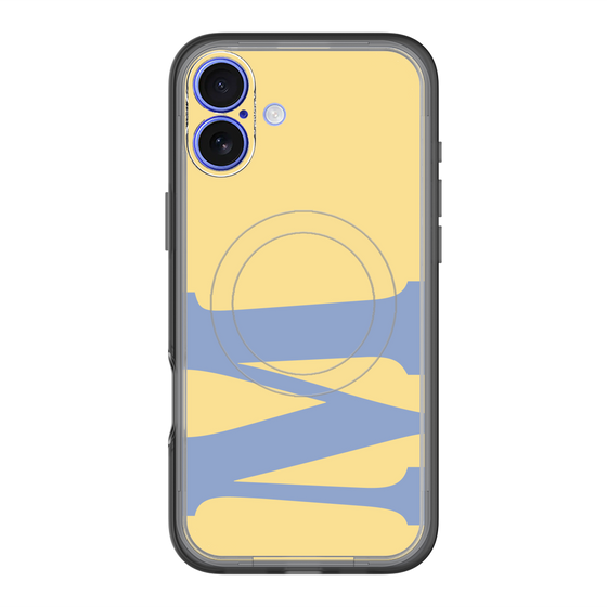 スリムプロテクションプレミアムケース with MagSafe［ オリジナル - initial color - M yellow ］