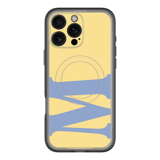 スリムプロテクションプレミアムケース with MagSafe［ オリジナル - initial color - M yellow ］