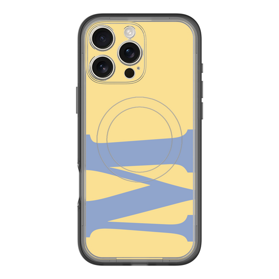 スリムプロテクションプレミアムケース with MagSafe［ オリジナル - initial color - M yellow ］