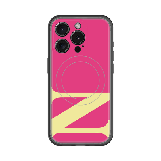 スリムプロテクションプレミアムケース with MagSafe［ オリジナル - initial color - N pink ］