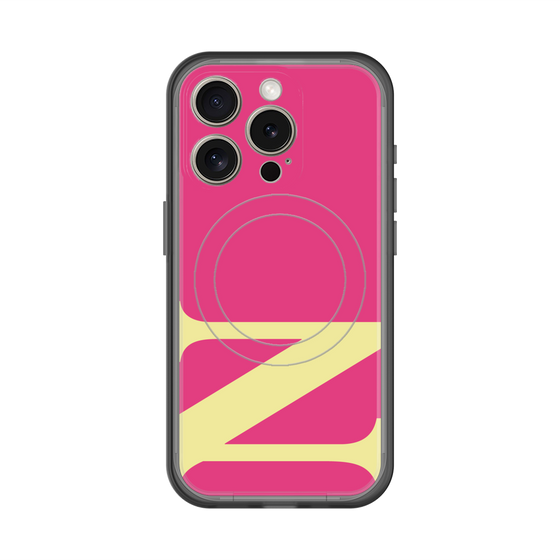 スリムプロテクションプレミアムケース with MagSafe［ オリジナル - initial color - N pink ］