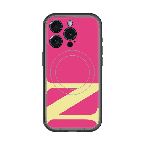 スリムプロテクションプレミアムケース with MagSafe［ オリジナル - initial color - N pink ］