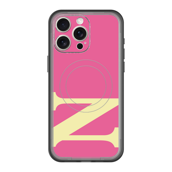 スリムプロテクションプレミアムケース with MagSafe［ オリジナル - initial color - N pink ］