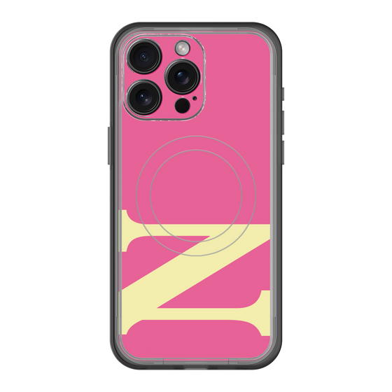 スリムプロテクションプレミアムケース with MagSafe［ オリジナル - initial color - N pink ］