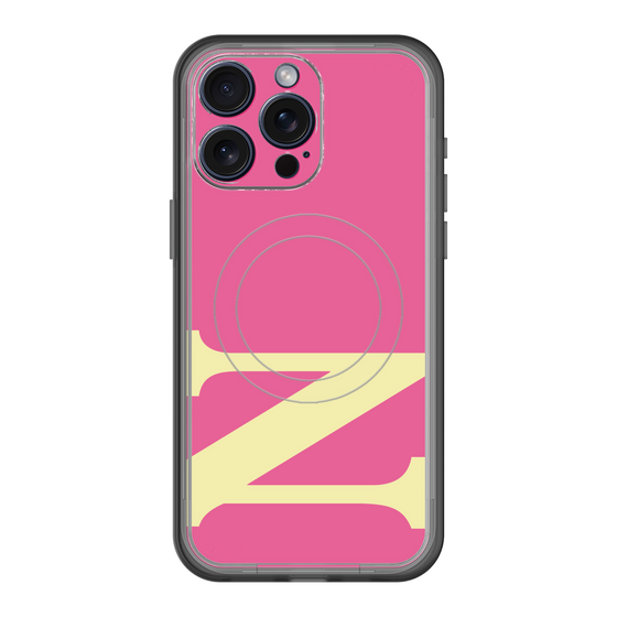 スリムプロテクションプレミアムケース with MagSafe［ オリジナル - initial color - N pink ］