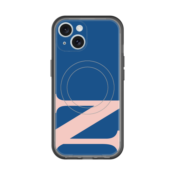 スリムプロテクションプレミアムケース with MagSafe［ オリジナル - initial color - N navy ］