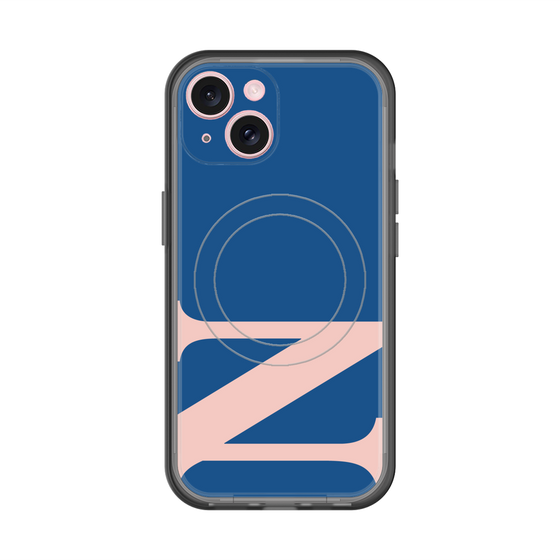 スリムプロテクションプレミアムケース with MagSafe［ オリジナル - initial color - N navy ］