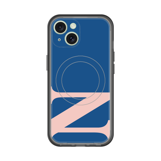 スリムプロテクションプレミアムケース with MagSafe［ オリジナル - initial color - N navy ］