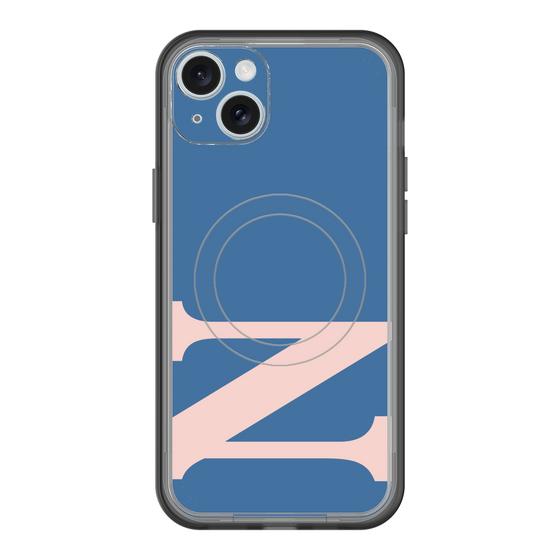 スリムプロテクションプレミアムケース with MagSafe［ オリジナル - initial color - N navy ］