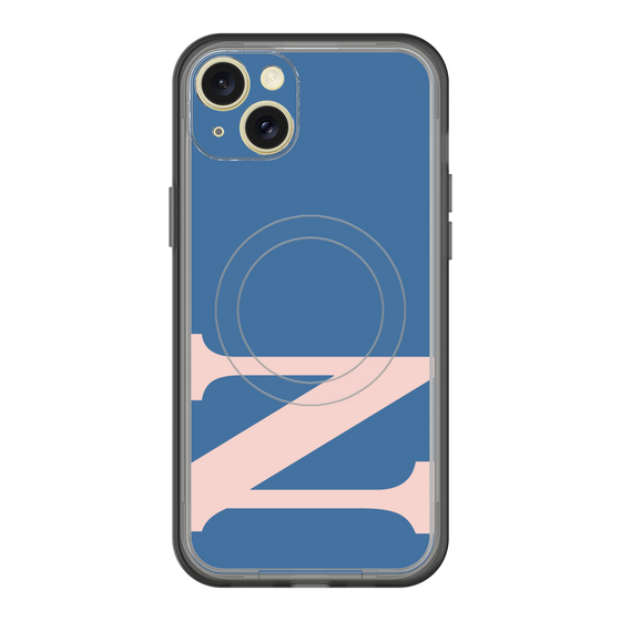 スリムプロテクションプレミアムケース with MagSafe［ オリジナル - initial color - N navy ］