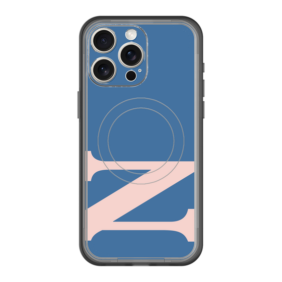 スリムプロテクションプレミアムケース with MagSafe［ オリジナル - initial color - N navy ］