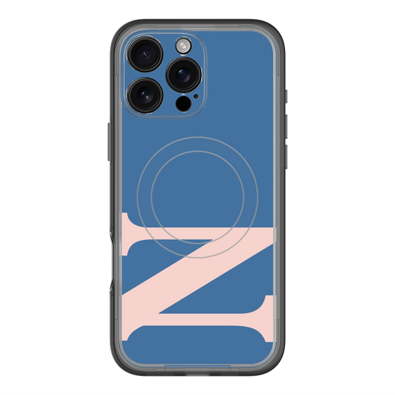スリムプロテクションプレミアムケース with MagSafe［ オリジナル - initial color - N navy ］