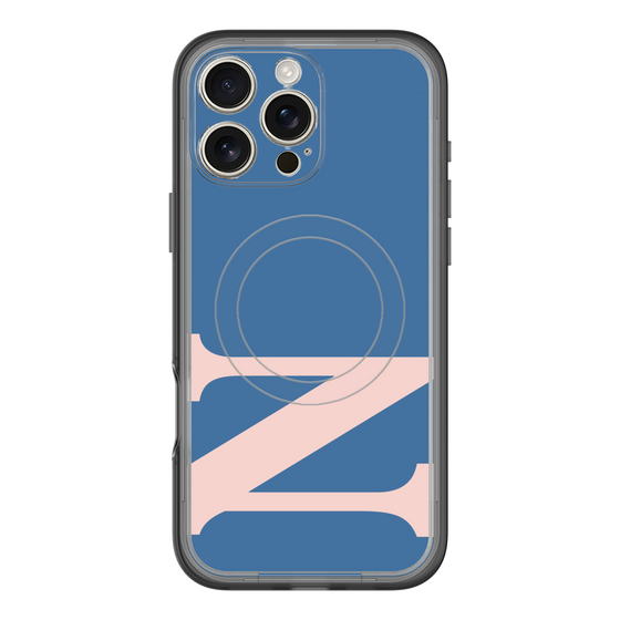 スリムプロテクションプレミアムケース with MagSafe［ オリジナル - initial color - N navy ］