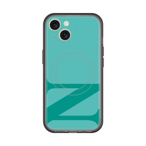 スリムプロテクションプレミアムケース with MagSafe［ オリジナル - initial color - N light green ］