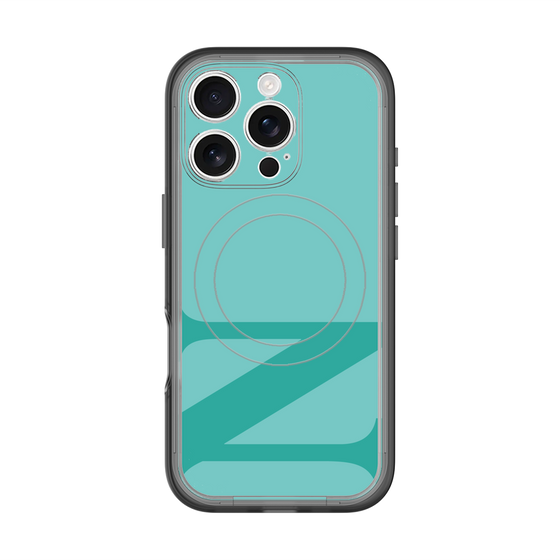 スリムプロテクションプレミアムケース with MagSafe［ オリジナル - initial color - N light green ］