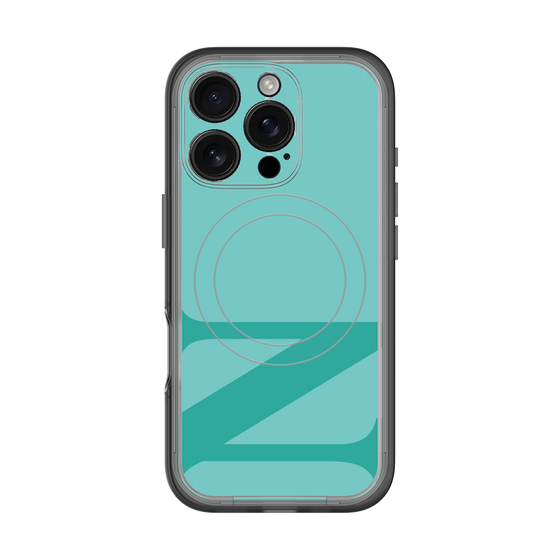 スリムプロテクションプレミアムケース with MagSafe［ オリジナル - initial color - N light green ］