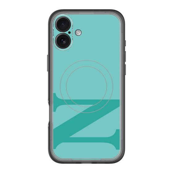 スリムプロテクションプレミアムケース with MagSafe［ オリジナル - initial color - N light green ］
