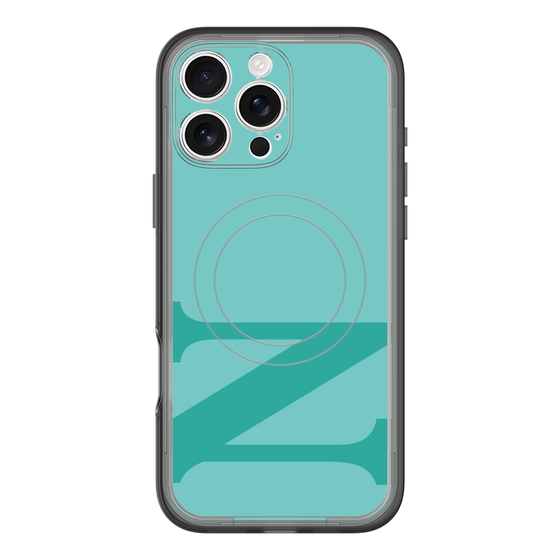 スリムプロテクションプレミアムケース with MagSafe［ オリジナル - initial color - N light green ］