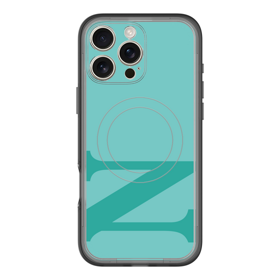 スリムプロテクションプレミアムケース with MagSafe［ オリジナル - initial color - N light green ］