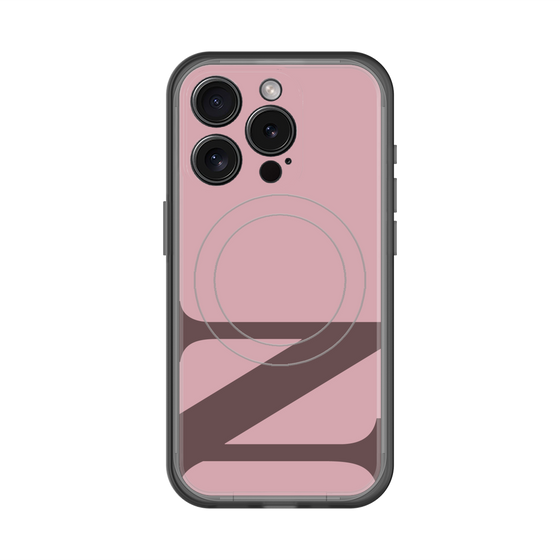 スリムプロテクションプレミアムケース with MagSafe［ オリジナル - initial color - N dusty pink ］