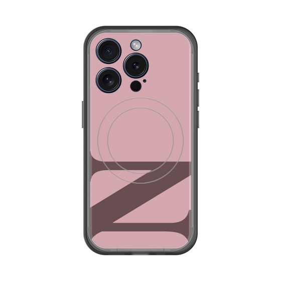 スリムプロテクションプレミアムケース with MagSafe［ オリジナル - initial color - N dusty pink ］