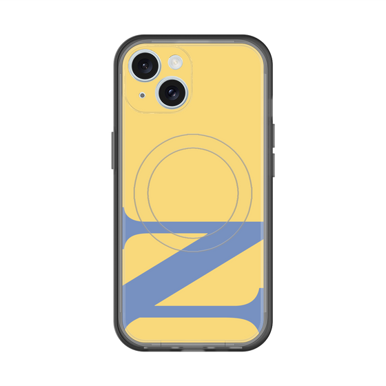 スリムプロテクションプレミアムケース with MagSafe［ オリジナル - initial color - N yellow ］