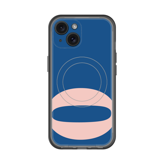 スリムプロテクションプレミアムケース with MagSafe［ オリジナル - initial color - O navy ］