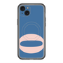 スリムプロテクションプレミアムケース with MagSafe［ オリジナル - initial color - O navy ］