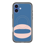スリムプロテクションプレミアムケース with MagSafe［ オリジナル - initial color - O navy ］