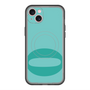 スリムプロテクションプレミアムケース with MagSafe［ オリジナル - initial color - O light green ］