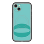 スリムプロテクションプレミアムケース with MagSafe［ オリジナル - initial color - O light green ］