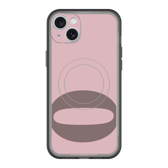 スリムプロテクションプレミアムケース with MagSafe［ オリジナル - initial color - O dusty pink ］