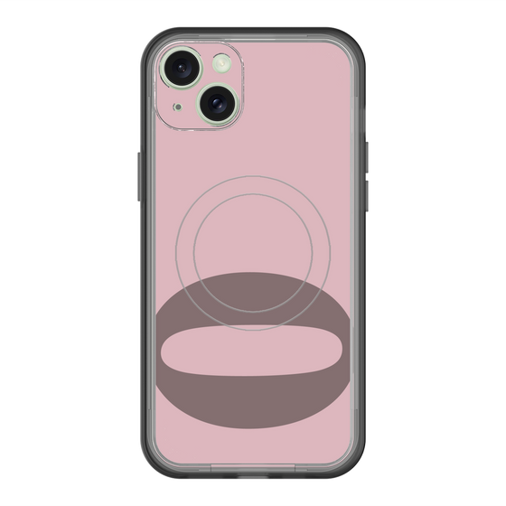 スリムプロテクションプレミアムケース with MagSafe［ オリジナル - initial color - O dusty pink ］