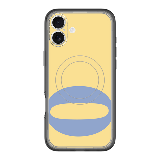 スリムプロテクションプレミアムケース with MagSafe［ オリジナル - initial color - O yellow ］