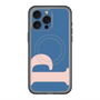 スリムプロテクションプレミアムケース with MagSafe［ オリジナル - initial color - P navy ］