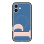 スリムプロテクションプレミアムケース with MagSafe［ オリジナル - initial color - P navy ］