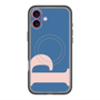 スリムプロテクションプレミアムケース with MagSafe［ オリジナル - initial color - P navy ］