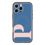 スリムプロテクションプレミアムケース with MagSafe［ オリジナル - initial color - P navy ］