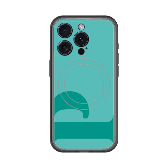 スリムプロテクションプレミアムケース with MagSafe［ オリジナル - initial color - P light green ］