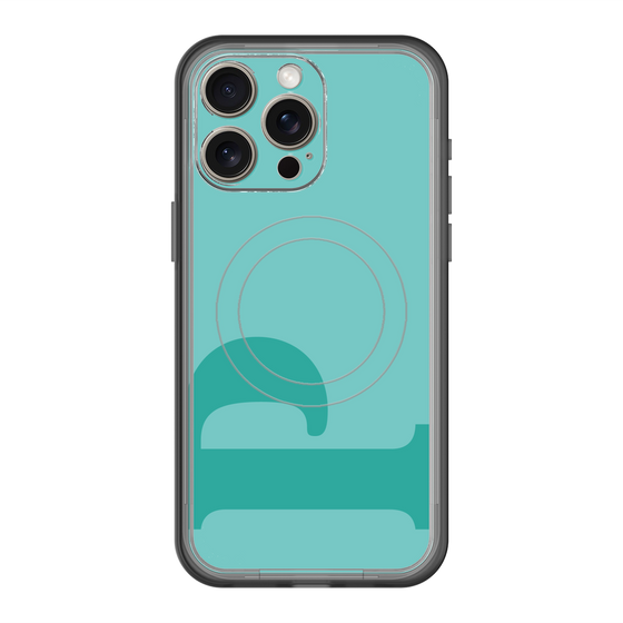 スリムプロテクションプレミアムケース with MagSafe［ オリジナル - initial color - P light green ］