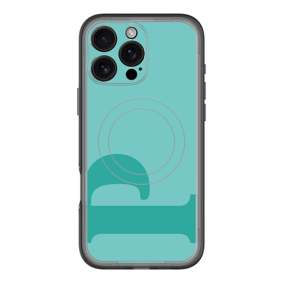 スリムプロテクションプレミアムケース with MagSafe［ オリジナル - initial color - P light green ］