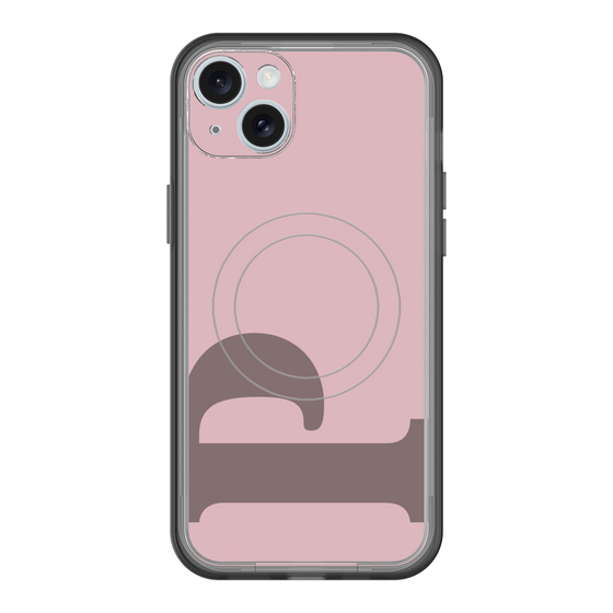 スリムプロテクションプレミアムケース with MagSafe［ オリジナル - initial color - P dusty pink ］