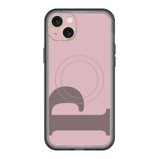 スリムプロテクションプレミアムケース with MagSafe［ オリジナル - initial color - P dusty pink ］