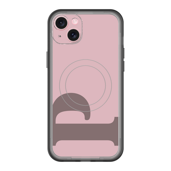スリムプロテクションプレミアムケース with MagSafe［ オリジナル - initial color - P dusty pink ］