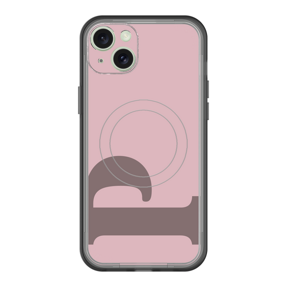 スリムプロテクションプレミアムケース with MagSafe［ オリジナル - initial color - P dusty pink ］