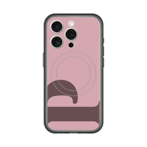 スリムプロテクションプレミアムケース with MagSafe［ オリジナル - initial color - P dusty pink ］