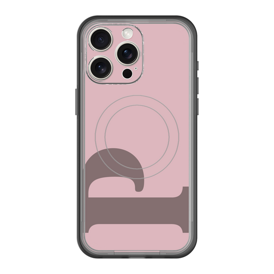 スリムプロテクションプレミアムケース with MagSafe［ オリジナル - initial color - P dusty pink ］