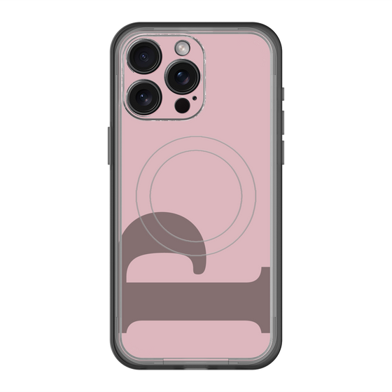 スリムプロテクションプレミアムケース with MagSafe［ オリジナル - initial color - P dusty pink ］
