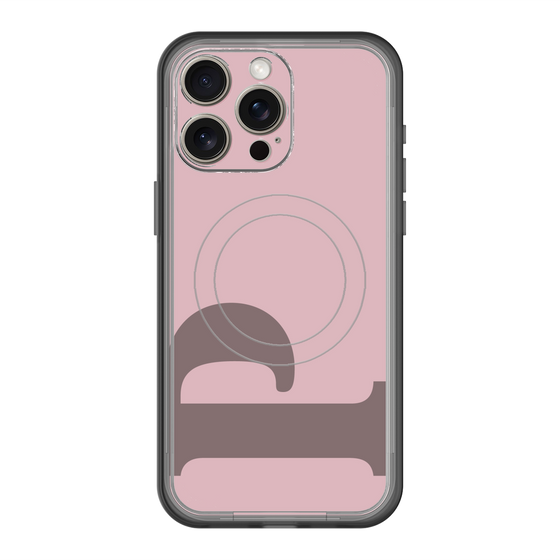 スリムプロテクションプレミアムケース with MagSafe［ オリジナル - initial color - P dusty pink ］